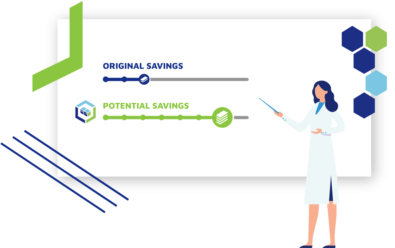Cost and time savings from implementing the Lab Design Tool
